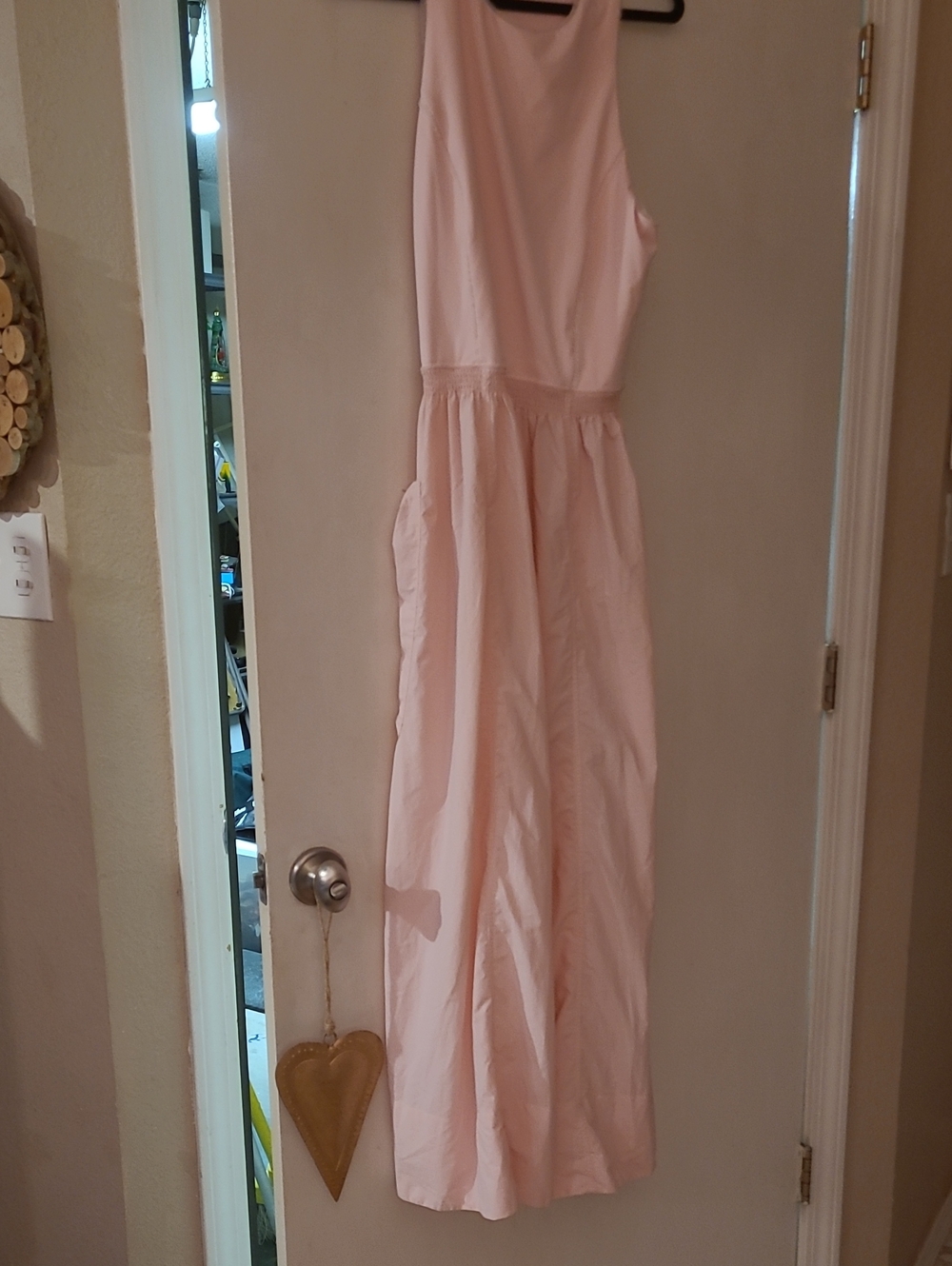Daily Practice Women's Light Pink Sleeveless Maxi Dress